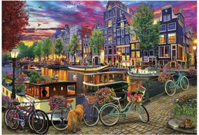 Παζλ Educa Bicicletas en Ámsterdam 6000 Τεμάχια