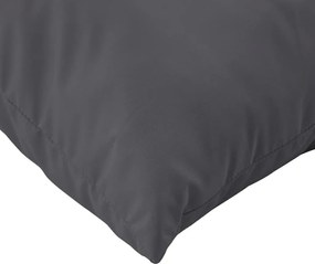 vidaXL Μαξιλάρια Καναπέ 4 τεμ. Ανθρακί 40 x 40 εκ. Υφασμάτινα