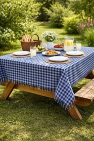 Stewehome τραπεζομάντηλο με μικρό καρό σχέδιο 140x140 cm