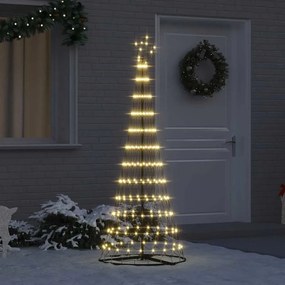 vidaXL LED Χριστουγεννιάτικο Δέντρο Θερμό λευκό 138.5 x 138.5 x 399 εκ