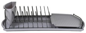 Πιατοθήκη Studio 01-9229 47.5x26.5x11cm Μέταλλο Grey-Black Estia Metal