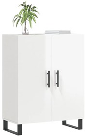 vidaXL Ντουλάπι Γυαλιστερό Λευκό 69,5x34x90 εκ. Επεξεργασμένο Ξύλο