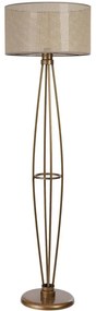 Φωτιστικό Δαπέδου 534LUN5304 Φ40x150cm 1xE27 40W Beige-Gold Opviq
