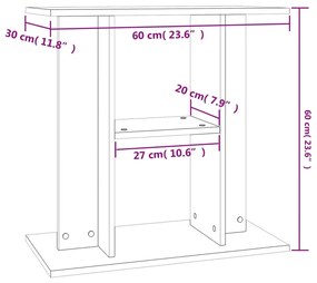 ΒΑΣΗ ΕΝΥΔΡΕΙΟΥ ΚΑΠΝΙΣΤΗ ΔΡΥΣ 60X30X60 ΕΚ. ΕΠΕΞΕΡΓΑΣΜΕΝΟ ΞΥΛΟ 833572