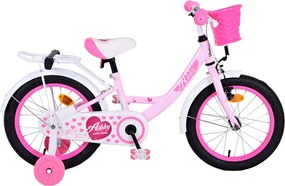 Ashley 16 Inch 23 cm Girls Coaster Brake Light pink/White