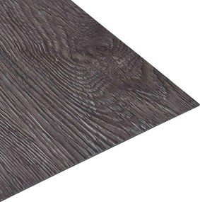 vidaXL Πλάκες Δαπέδου 5,11 τ.μ. 55 pcs PVC Μαύρο και Γκρι
