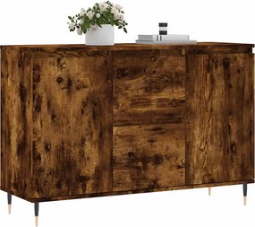 vidaXL Ντουλάπι Καπνιστή Δρυς 101,5x35x70 εκ. από Επεξεργασμένο Ξύλο