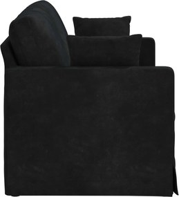 vidaXL Καναπές Μαύρο