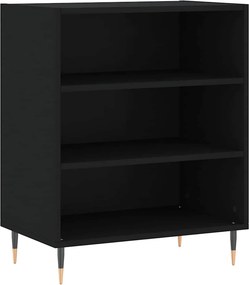 vidaXL Ραφιέρα Μαύρη 57 x 35 x 70 εκ. από Επεξεργασμένο Ξύλο