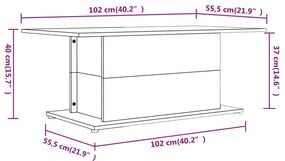 ΤΡΑΠΕΖΑΚΙ ΣΑΛΟΝΙΟΥ SONOMA ΔΡΥΣ 102 X 55,5 X 40 ΕΚ. ΜΟΡΙΟΣΑΝΙΔΑ 810310