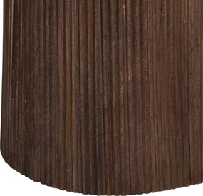 ΤΡΑΠΕΖΙ ΤΡΑΠΕΖΑΡΙΑΣ ΟΒΑΛ PURGER HM9715 ΜΑΣΙΦ MANGO-ΛΕΥΚΟ ΜΑΡΜΑΡΟ 180x89x76Υεκ.
