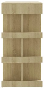 vidaXL Τραπέζι Μπαρ με Ράφια Sonoma Δρυς 100x50x101,5 εκ. Επεξ. Ξύλο