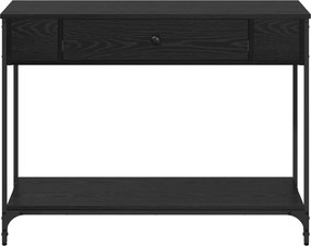 vidaXL Τραπέζι κονσόλας Άλλο Μαύρη δρυς 100 x 34.5 x 75 εκ.