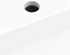 vidaXL Νιπτήρας Λευκός 50x50x12,3 εκ. Συνθετικός από Τεχνητό Μάρμαρο