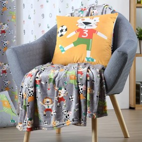 Κουβέρτα Fleece Κούνιας Με Γουνάκι (130x160) S-F Maracana P2B992001