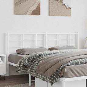 vidaXL Ανταλλακτικό κεφαλάρι Λευκό 180 εκ. Μεταλλικό