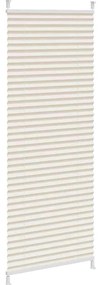 vidaXL Σύστημα Σκίασης Πλισέ Κρεμ 60 x 125 εκ.