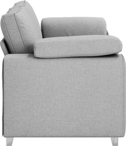 vidaXL Διθέσιος καναπές Σκίουρος Γκρί 180 cm ύφασμα