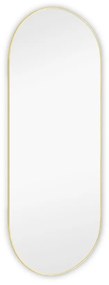 Καθρέπτης Επίτοιχος Π30xY70cm Μεταλλικό Πλαίσιο Χρυσαφί Mirrors &amp; More Josie 1630179