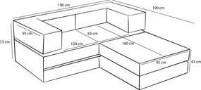 Corner Sofa Comfort Mini - Brown Brown