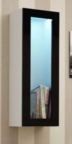 Glazed cabinet VIGO WITR 90 white/black DIOMMI CAMA-VIGO-WITRYNA-90-SZKŁO-BI/CZ DIOMMI-60-20154