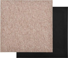 vidaXL Χαλί 20 pcs Μπεζ 50 x 50 cm 100% Πολυπροπυλένιο