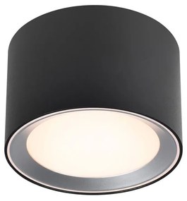 Φωτιστικό Μπάνιου Οροφής Landon 8 2110660103 2700K 600Lm 12,5x8,2cm Black Nordlux Metal