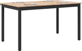 vidaXL Τραπεζαρία Φυσικό 150 x 90 x 75 cm Στερεά ξυλεία πεύκου