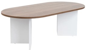 Intrahome Τραπέζι σαλονιού Tabletod Intrahome σε καρυδί-λευκή απόχρωση 119x60x40εκ | SKU: INTRAPA-182112716