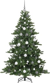 vidaXL Τεχνητό Χριστουγεννιάτικο Δέντρο με Άξονα Πράσινο 180 cm