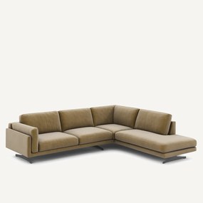 Γωνιακός καναπές από βελούδο, Cesar