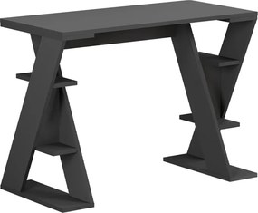 Γραφείο εργασίας Papillon Megapap χρώμα ανθρακί 106x50x75εκ