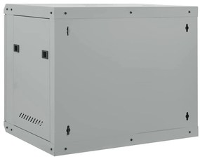 vidaXL Ντουλάπα δικτύου με αποθήκευση Γκρι 60 x 45 x 50 εκ Ατσάλι