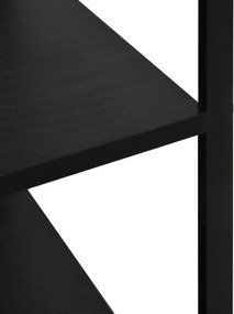 vidaXL Ντουλάπι Φούρνου Μικροκυμάτων Μαύρο 60x39,6x123 εκ. Επεξ. Ξύλο