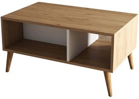 Τραπέζι Σαλονιού Exxen 389MZA1414 90x41,6x54cm Oak-White