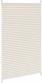 vidaXL Σύστημα Σκίασης Πλισέ Κρεμ 90 x 125 εκ.