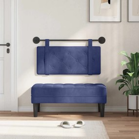 vidaXL Κρεμαστό Κεφαλάρι Μπλε Αστυνομίας Βελούδο