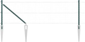 vidaXL Στύλος Περιφράξεων 52 pcs Γκρι 3,2 x 3,2 x 100 εκ