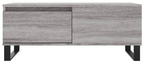 vidaXL Τραπεζάκι Σαλονιού Γκρι Sonoma 90x50x36,5εκ. Επεξεργασμένο Ξύλο
