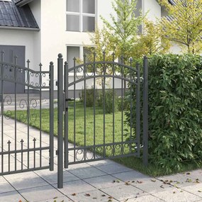 vidaXL Πύλη Φράχτη με Ακίδες EMMEN 125 x 100 εκ