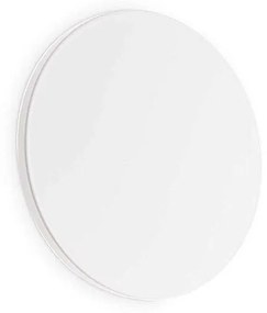 Φωτιστικό Τοίχου Cover Round 195704 15x5cm LED 9,5W 3000K White Ideal Lux