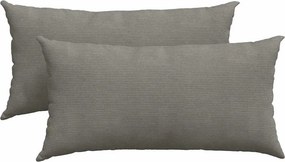 vidaXL Μαξιλάρι Καναπέ 2 pcs Ανοιχτό γκρι 80 x 40 cm
