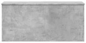 vidaXL Κουτί Αποθήκευσης Γκρι Σκυροδέματος 100x42x46 εκ. Επεξεργ. Ξύλο