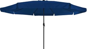 vidaXL Ομπρέλα Κήπου Αζούρ μπλε 395 x 395 x 245 εκ. Πολυεστέρας