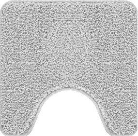vidaXL Σετ Μάτ Μπάνιου Αντιολισθητικό 2 pcs Γκρι PP