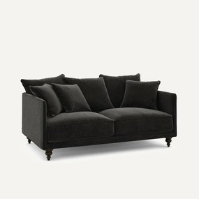 Καναπές compact από βελούδινη chenille, Lazare