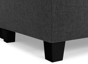 Γωνιακός Καναπές Scandinavian Choice C161, Μαύρο, 344x199x80cm
