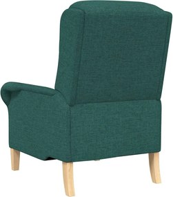 vidaXL Πολυθρόνα Σκούρο πράσινο 76 x 94 x 102 εκ. ύφασμα