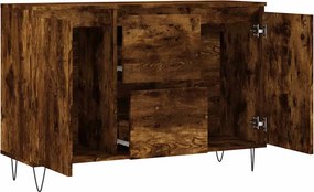 vidaXL Ντουλάπι Καπνιστή Δρυς 101,5x35x70 εκ. από Επεξεργασμένο Ξύλο
