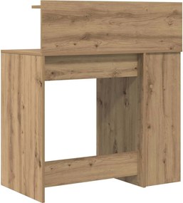 vidaXL Γραφείο Artisan Oak Επεξεργασμένο ξύλο 90 x 48 x 101,5 εκ.
